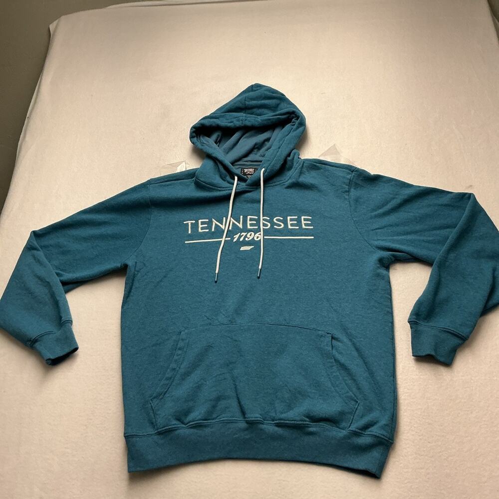 Home Free Tennessee Unisex Hoodie Auqua Blue Cozy Sweatshirt Pullover Sz M,4213